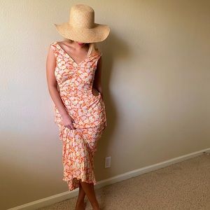 Ladies Maxi Keyhole Dress